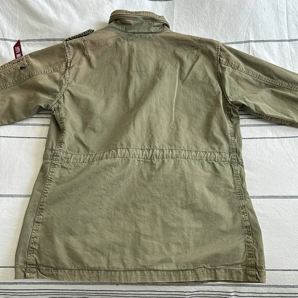 Alpha Industries Olive Military Field Jacket - Picture 8 of 11